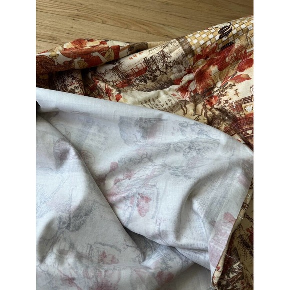 Platinum Collection Asian Geishas Art Fabric Upholstery Drapery Richloom 3 Yrds - Picture 10 of 11